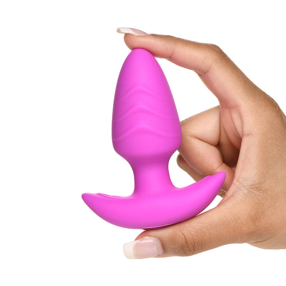 BANG! Rotating & Vibrating Silicone Butt Plug with Remote