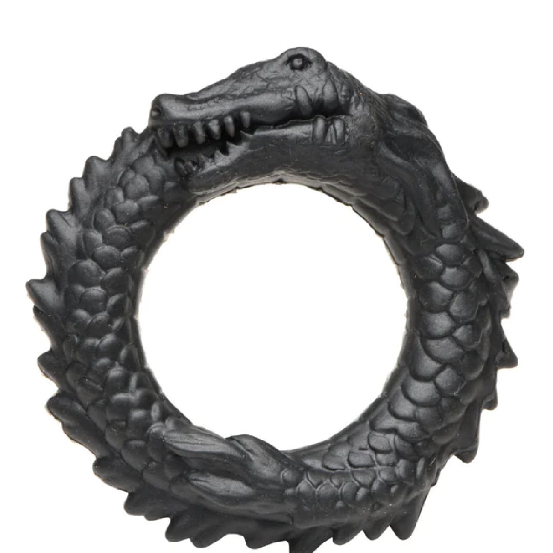 Black Caiman Serpent Fantasy Cock Ring