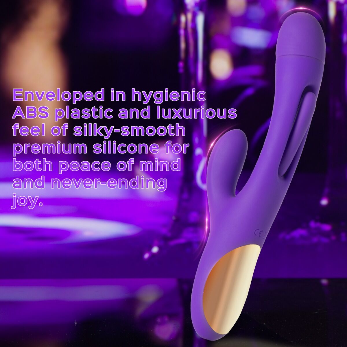 Bora G-Spot Tapping Rabbit Vibrator - Purple