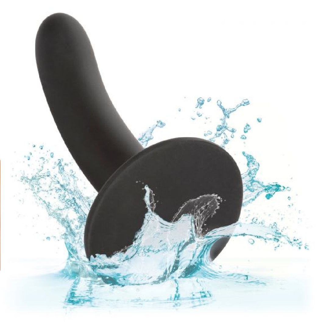 Boundless 6 Inch Smooth Black Silicone Dildo