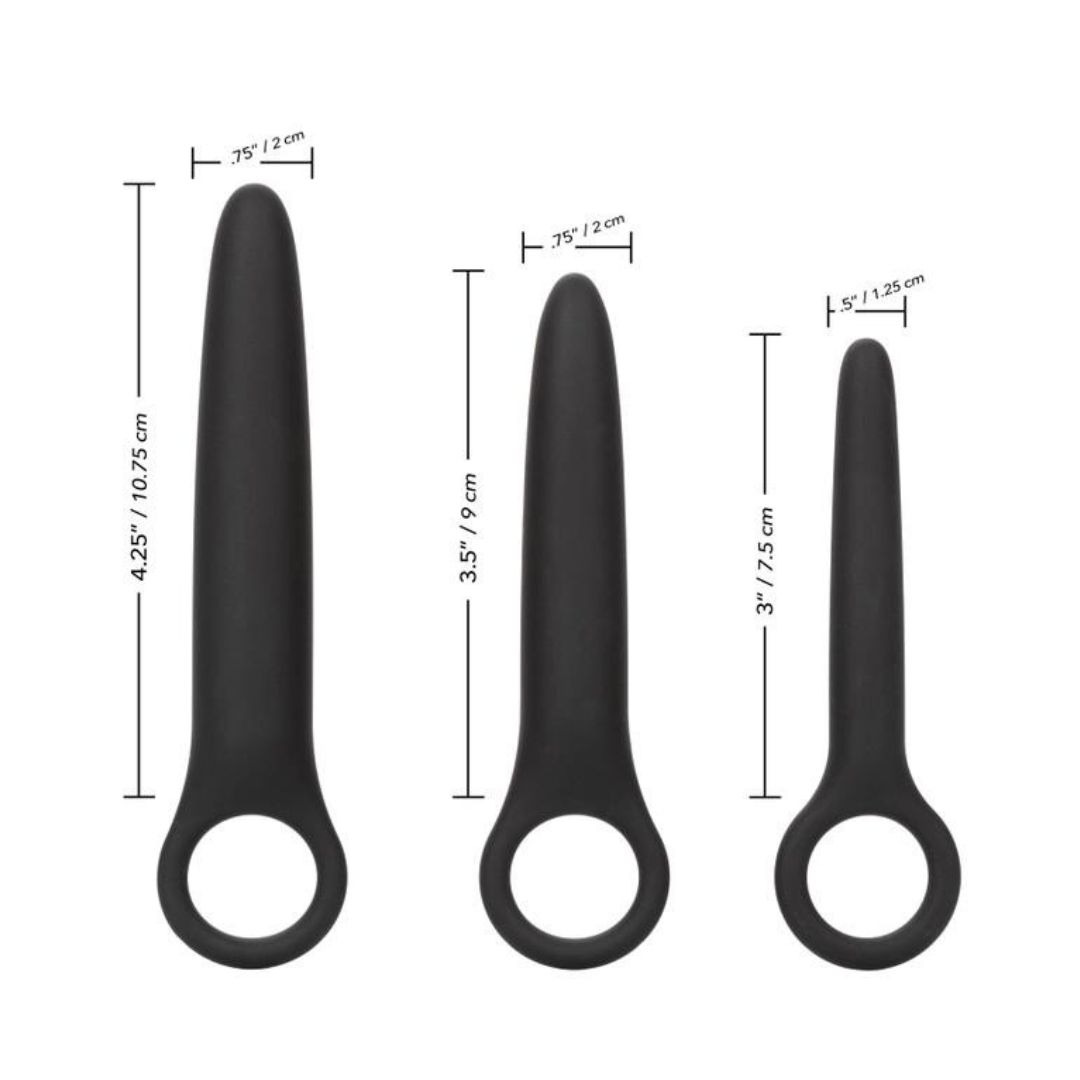 Boundless Anal or Vaginal Dilator Trio with Finger Loops