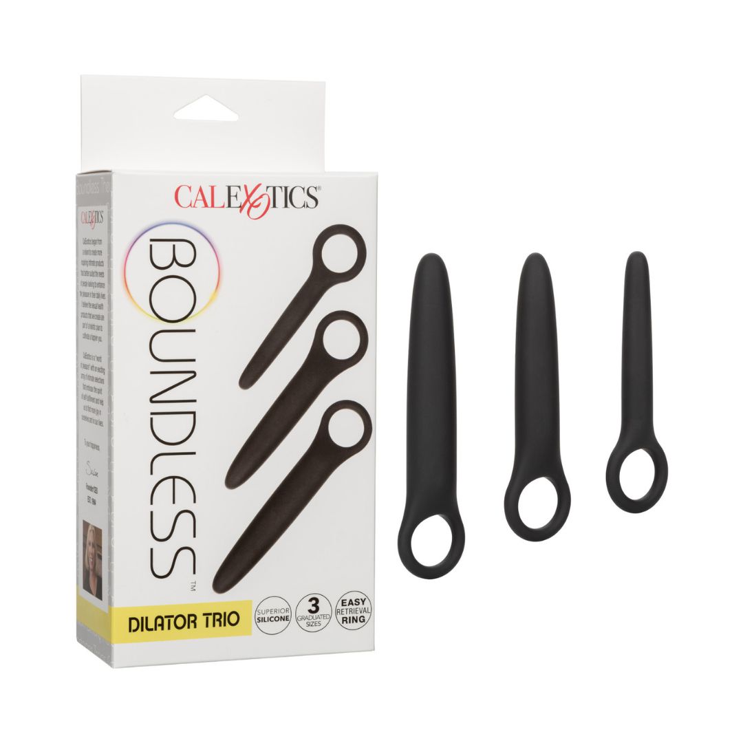 Boundless Anal or Vaginal Dilator Trio with Finger Loops