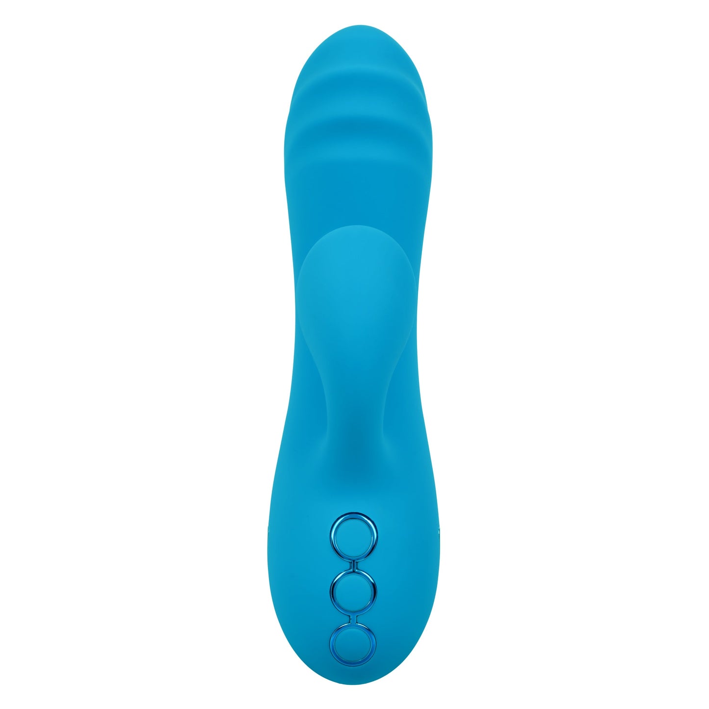 California Dreaming Sunset Beach Seducer Clit Sucking Mini Rabbit Vibrator - Blue