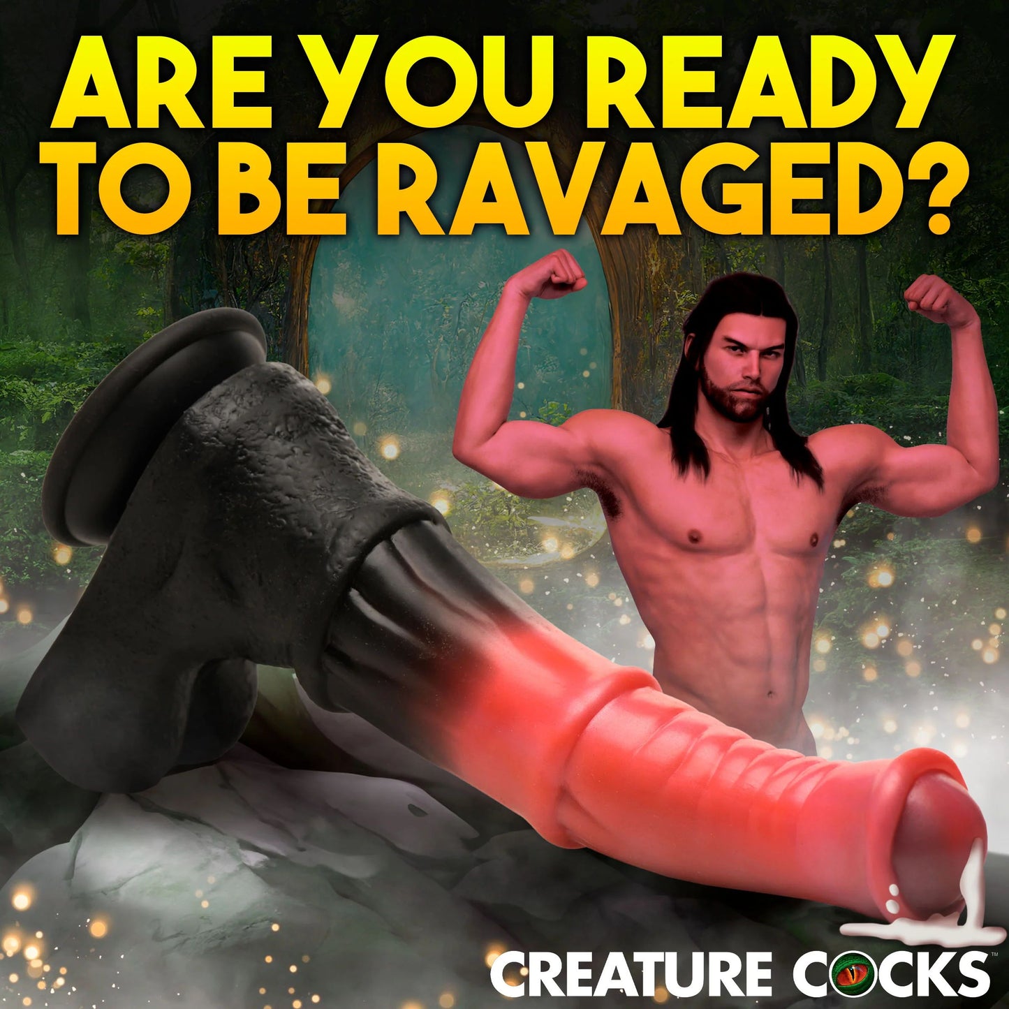 Centaur Explosion Squirting 9.5 inch Silicone Fantasy Horse Dildo
