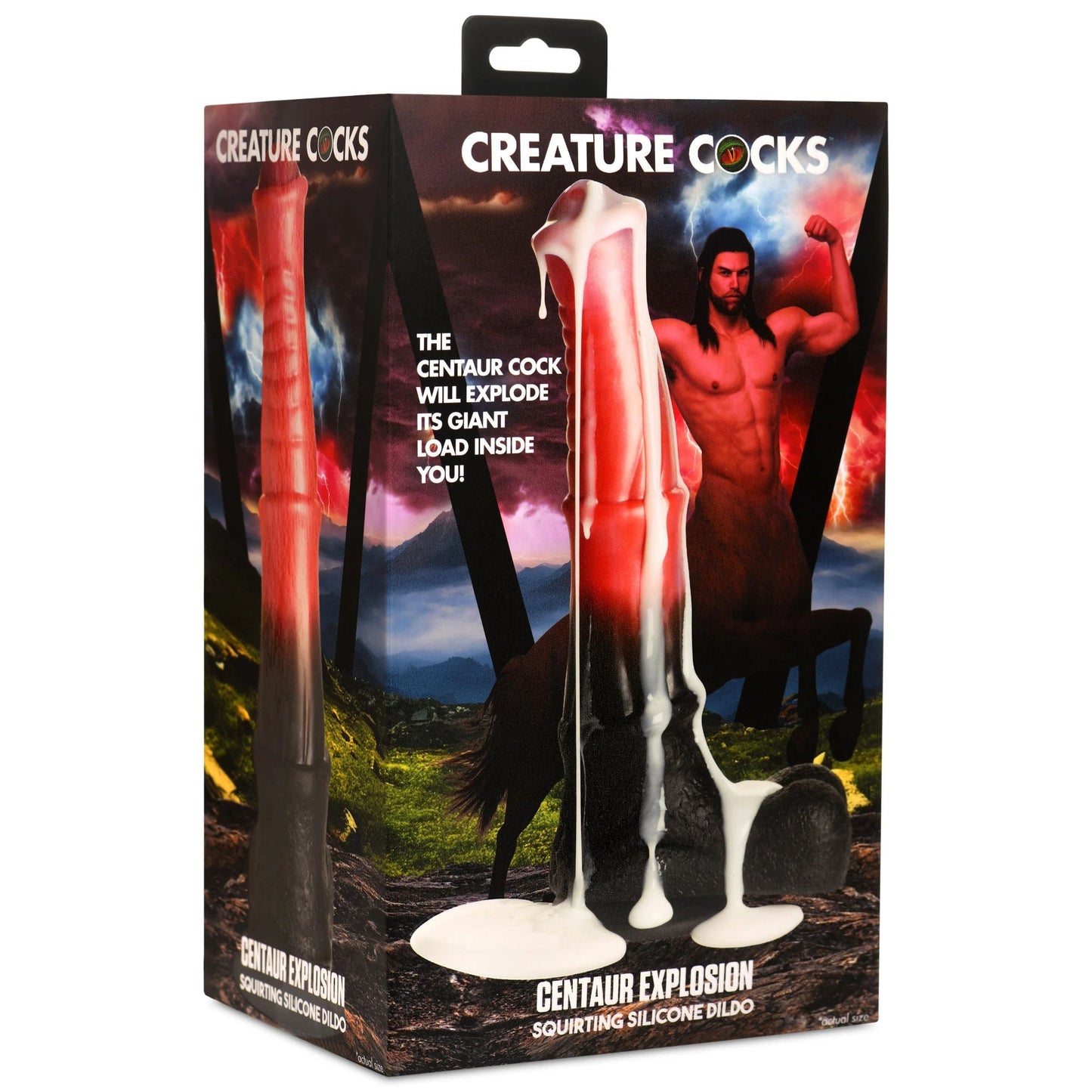 Centaur Explosion Squirting 9.5 inch Silicone Fantasy Horse Dildo