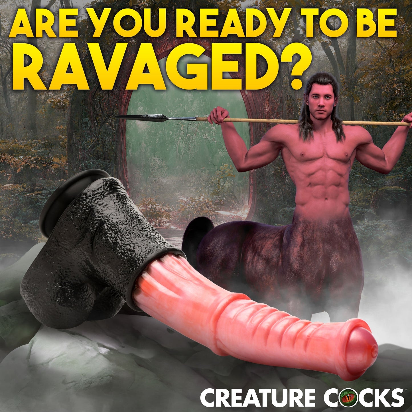 Centaur Giant 13 Inch Silicone Fantasy Horse Dildo