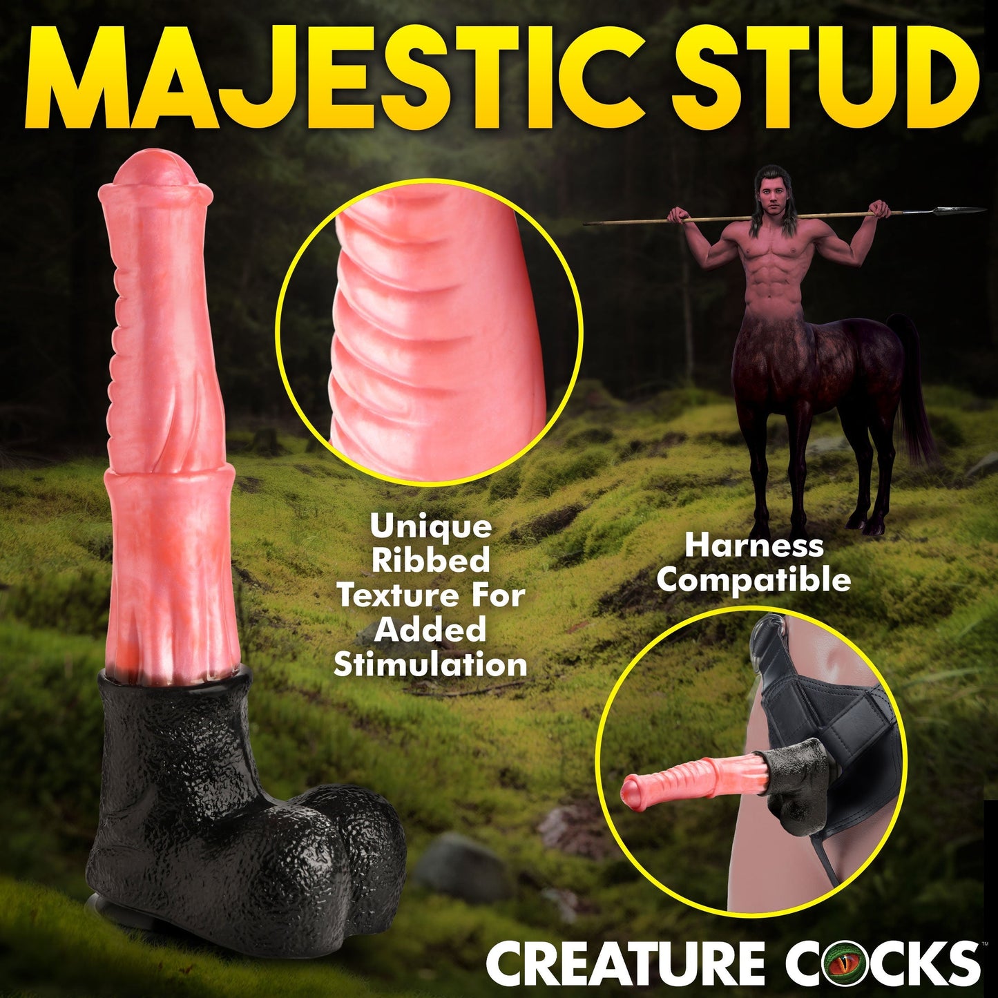 Centaur Giant 13 Inch Silicone Fantasy Horse Dildo