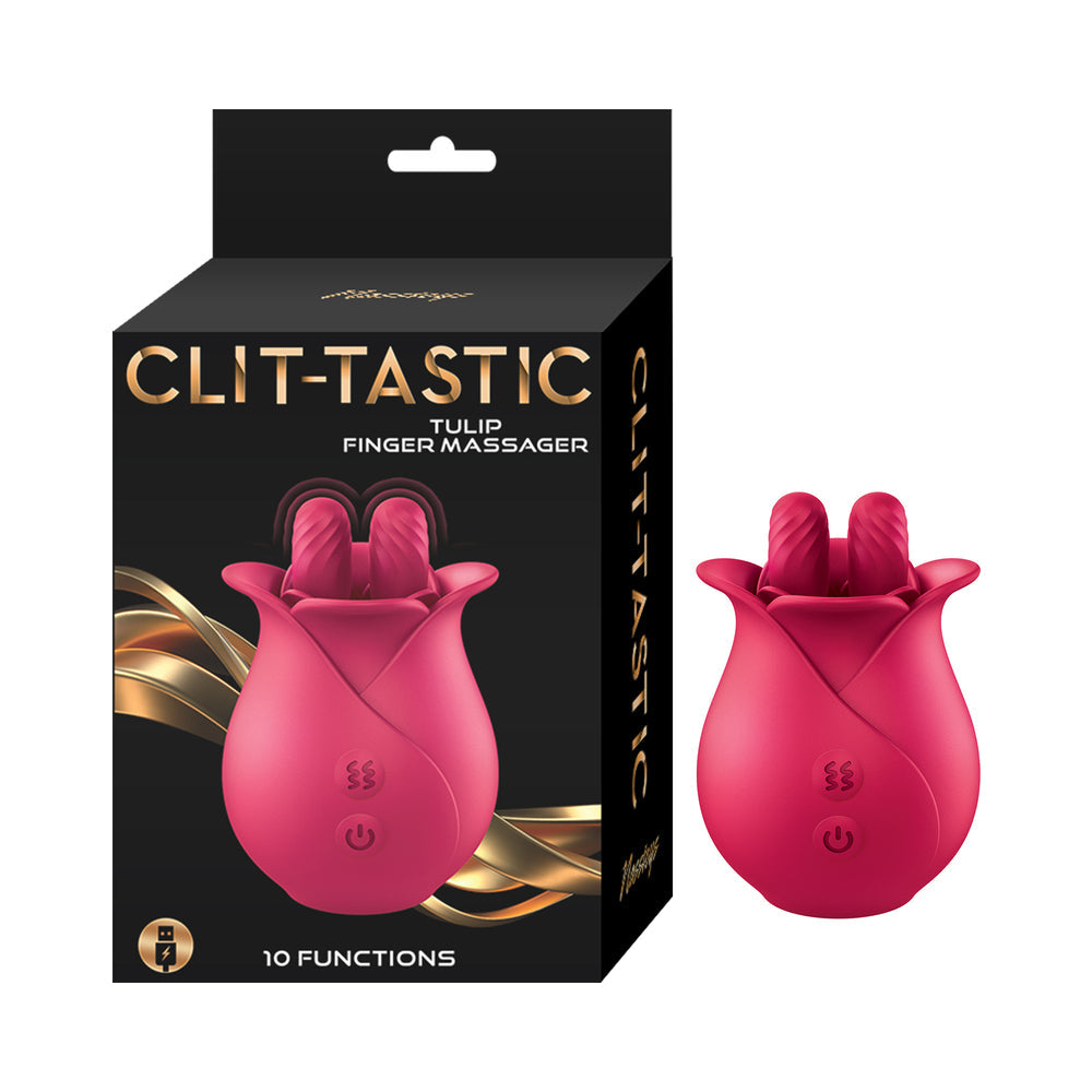 Clit-Tastic Tulip Teasing Finger Vibrator