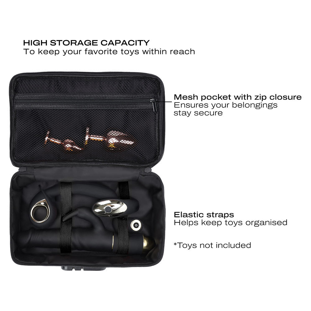 Dorcel Lockable Discreet Gold Storage Box