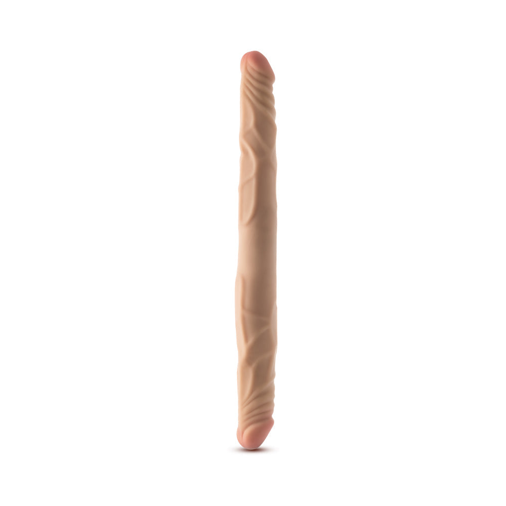 Dr. Skin Plus 14 Inch Posable Double Dildo - Vanilla