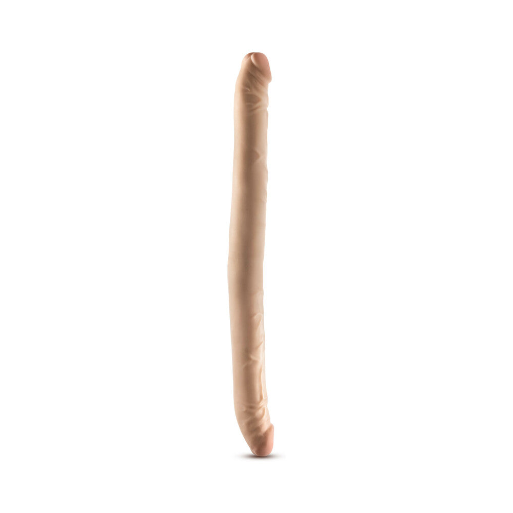 Dr. Skin Plus 16.5 Inch Posable Double Dildo - Vanilla