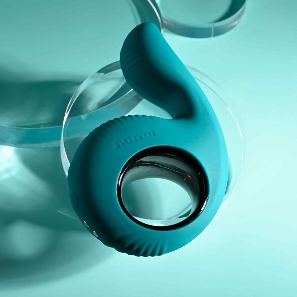 Thumbs Up Shallow Penetration Vibrator with Finger Loop