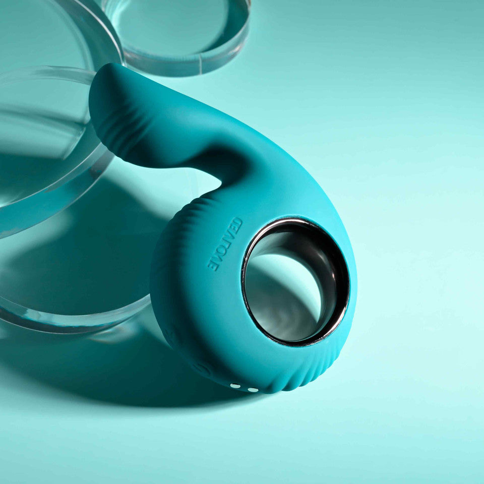Thumbs Up Shallow Penetration Vibrator with Finger Loop