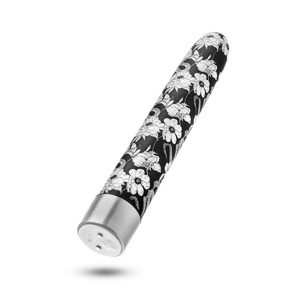 Eden Black Floral Slim Beginner Bullet Vibrator