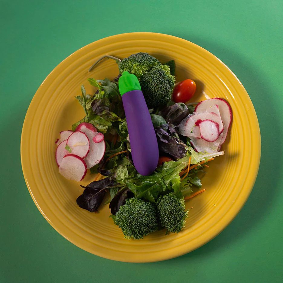 Eggplant Emojibator Ultra Discreet First Time Bullet Vibrator