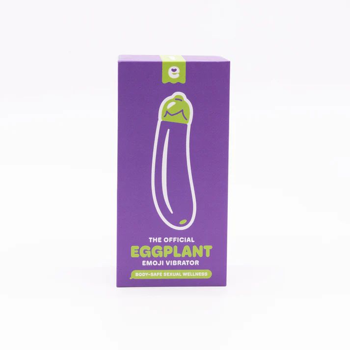 Eggplant Emojibator Ultra Discreet First Time Bullet Vibrator