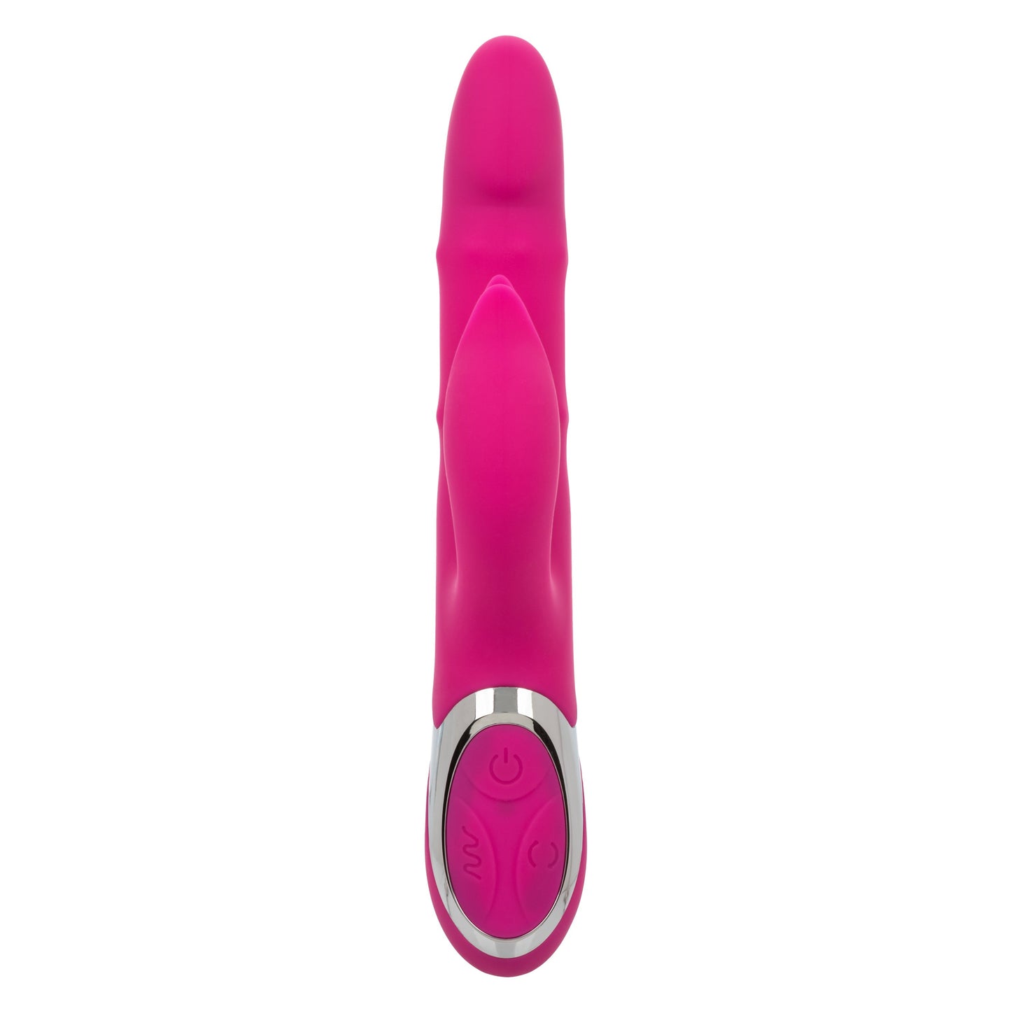 Enchanted Embrace Rabbit with Beaded Shaft and Clit Flicker - Pink