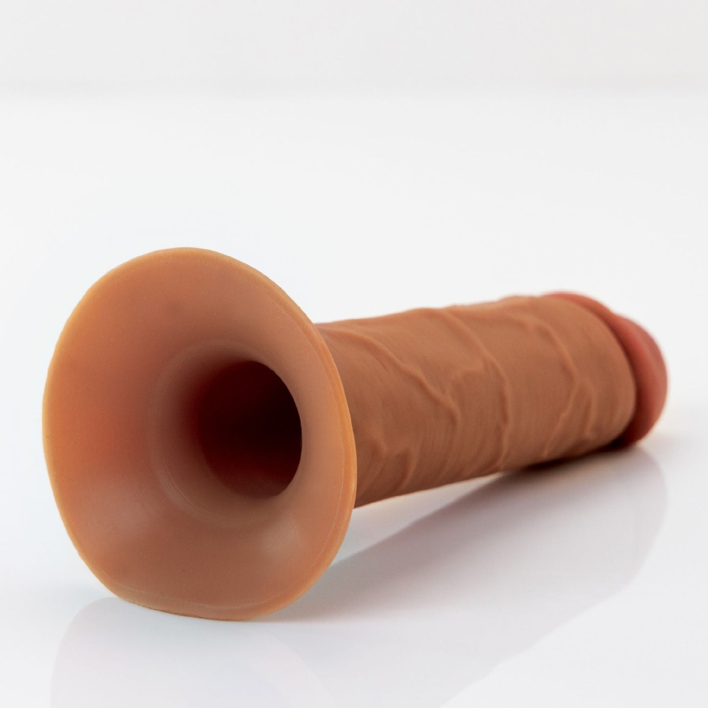 Fantasy X-Tensions Elite Hollow 6 Inch Silicone Dildo & Strap-On Harness - Chocolate
