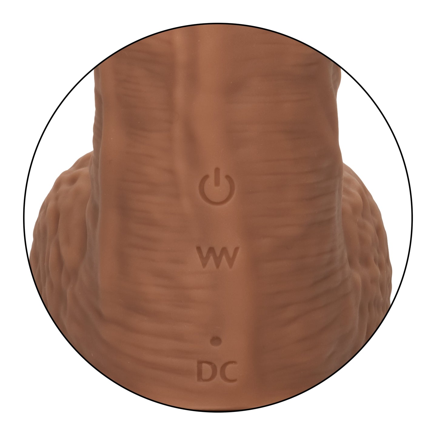 Fuck Stick Squirting Vibrating Silicone Suction Cup Dildo - Chocolate