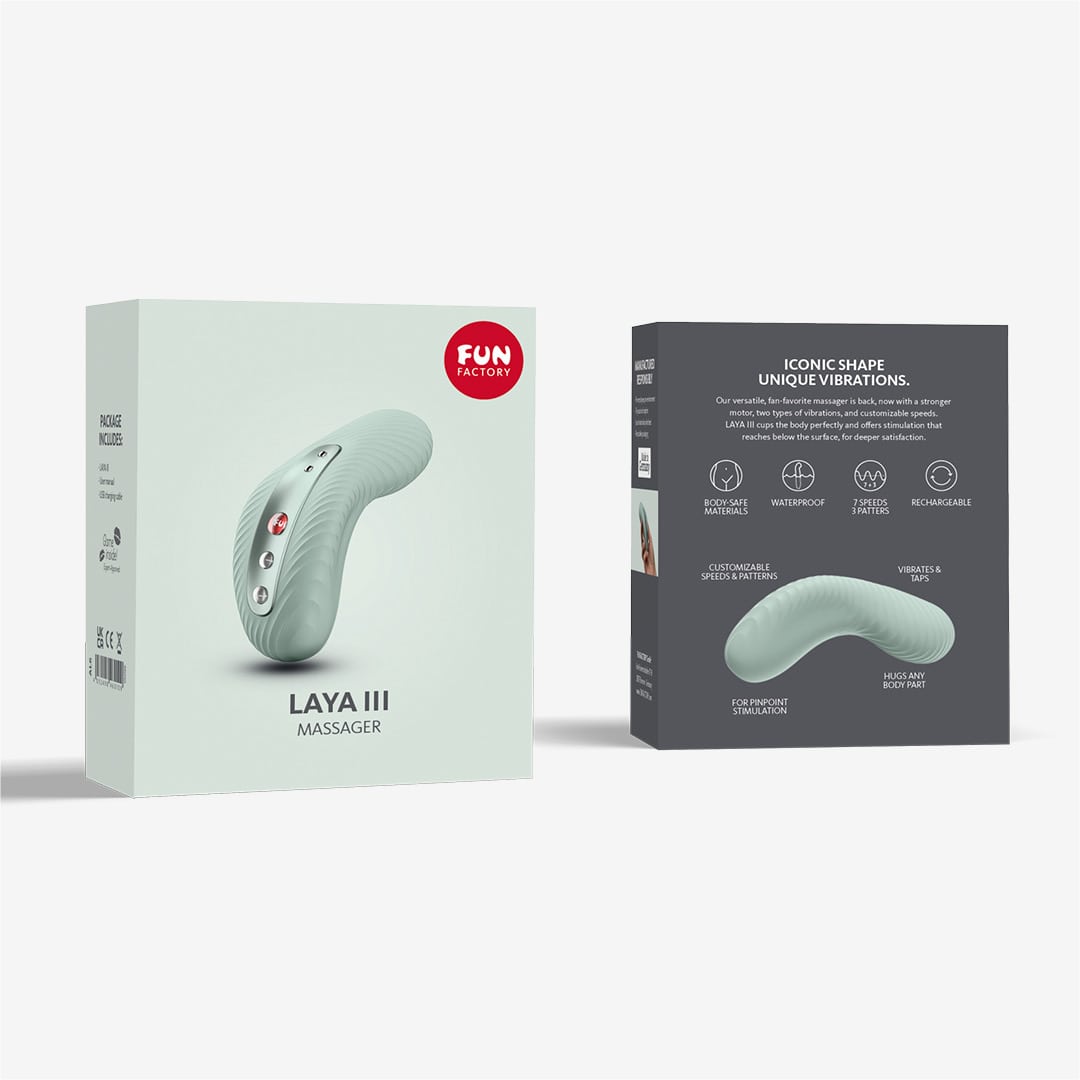 Fun Factory Laya 3 Lay On Humping Vibrator - Sage Green