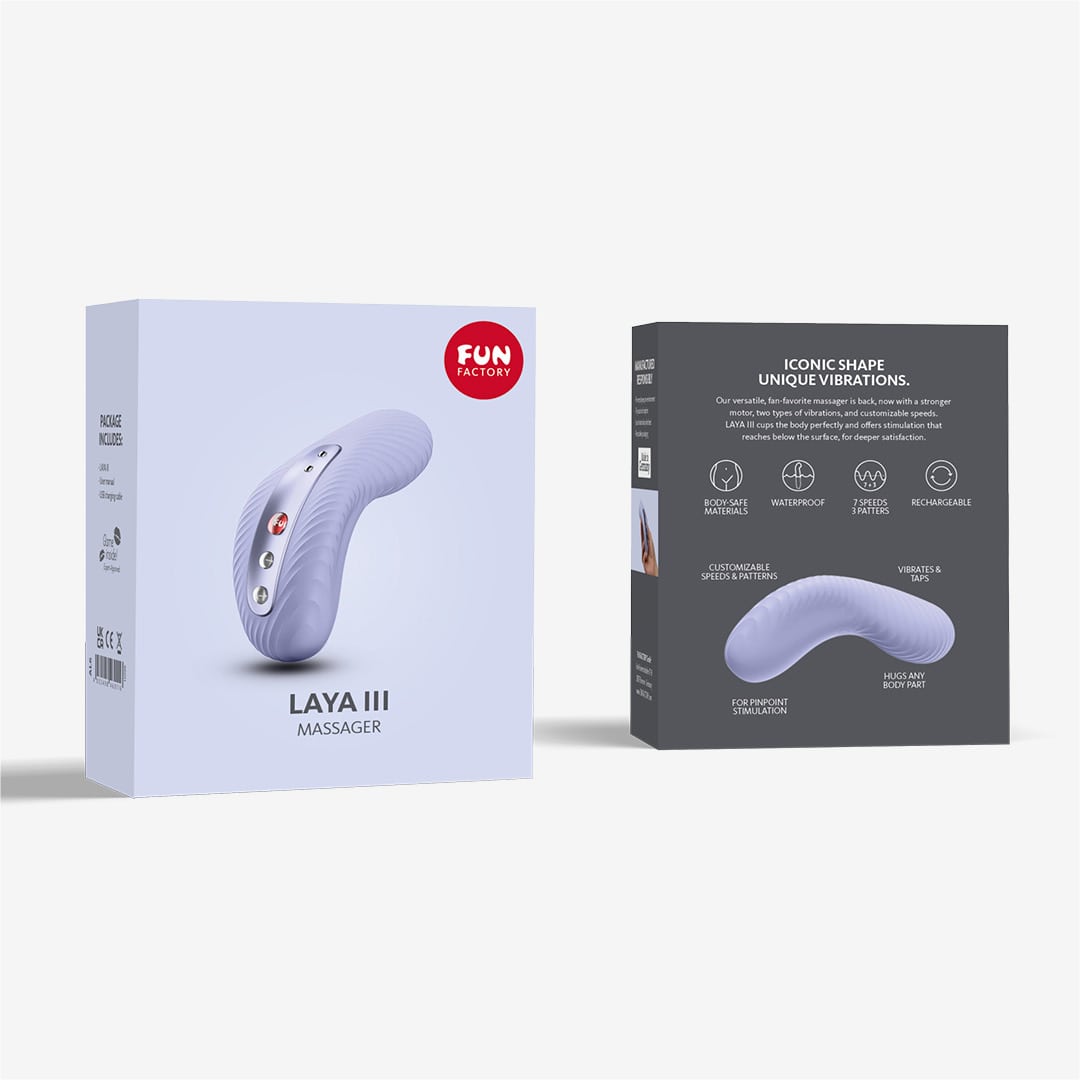 Fun Factory Laya 3 Lay On Humping Vibrator - Soft Violet