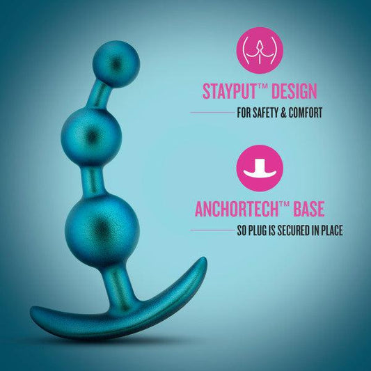 Gamma Silicone Anal Beads & Butt Plug