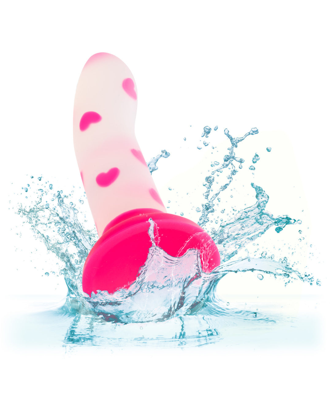 Glow Stick Heart Silicone First Time Glow in the Dark Dildo