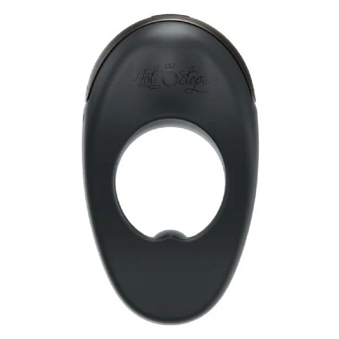 Hot Octopuss Atom Plus Dual Motor Vibrating Black Cock Ring