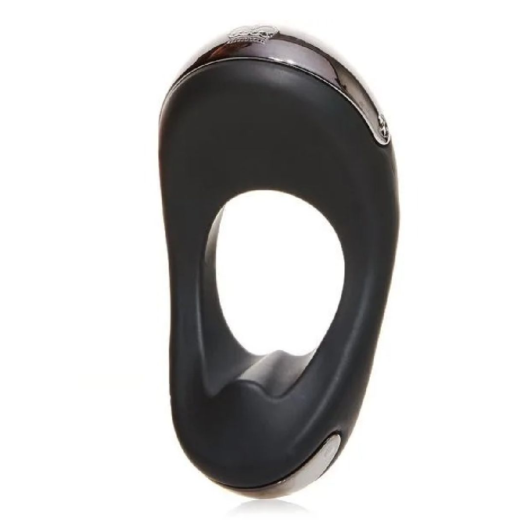 Hot Octopuss Atom Plus Dual Motor Vibrating Black Cock Ring