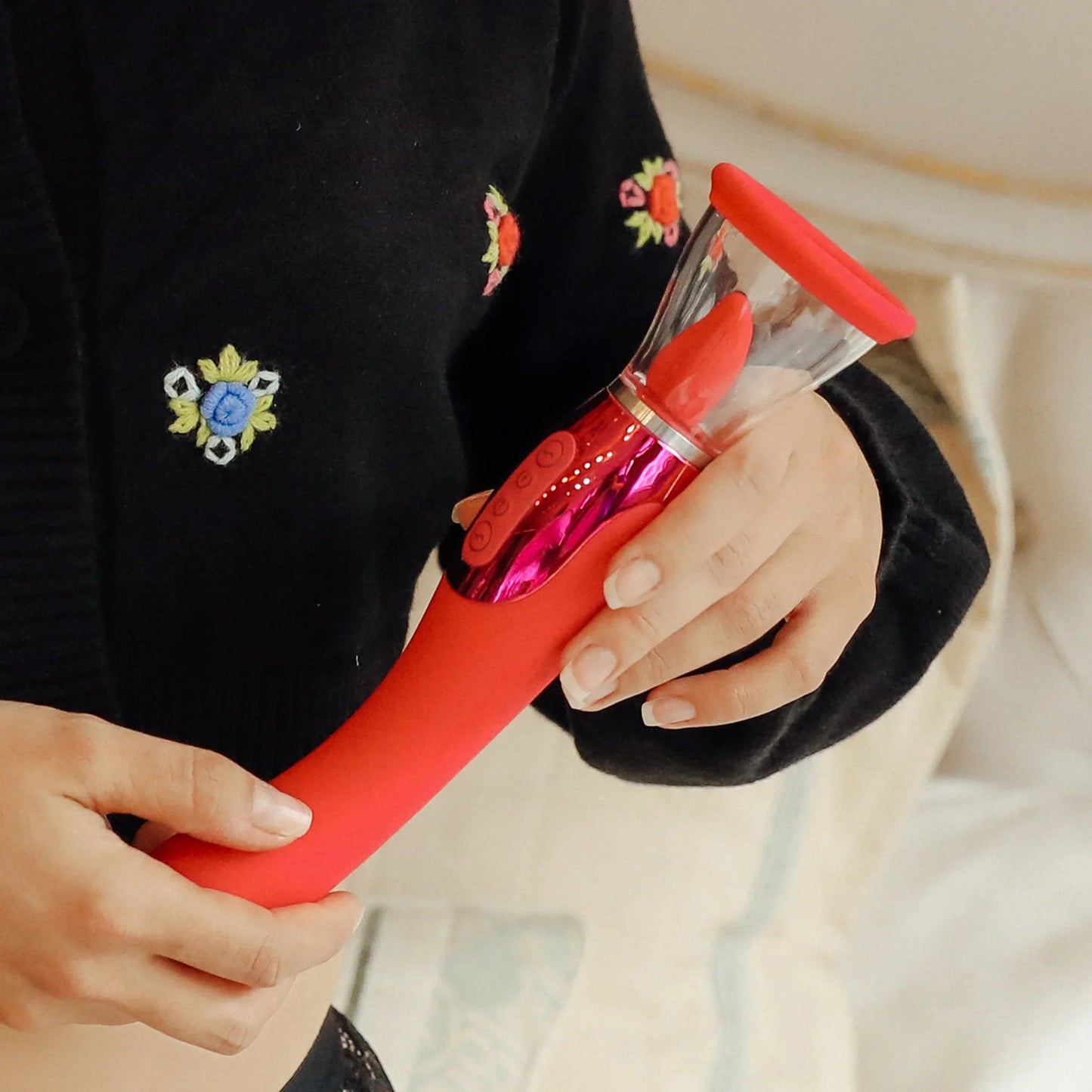 Jimmyjane Apex Double Ended Licking, Sucking G-Spot Vibrator - Pink