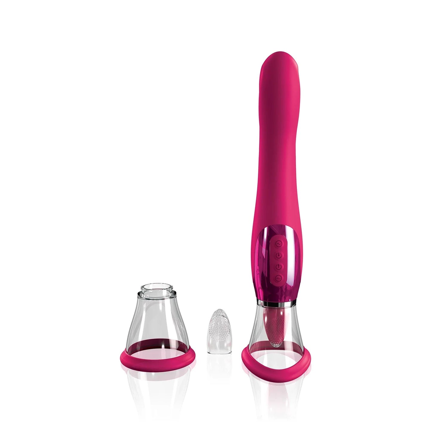 Jimmyjane Apex Double Ended Licking, Sucking G-Spot Vibrator - Pink