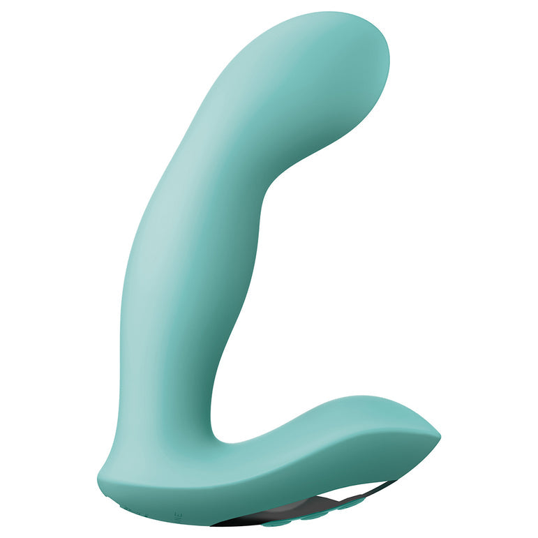 Jimmyjane Pulsus Hands-Free G-Spot Fingering Vibrator with Remote - Teal