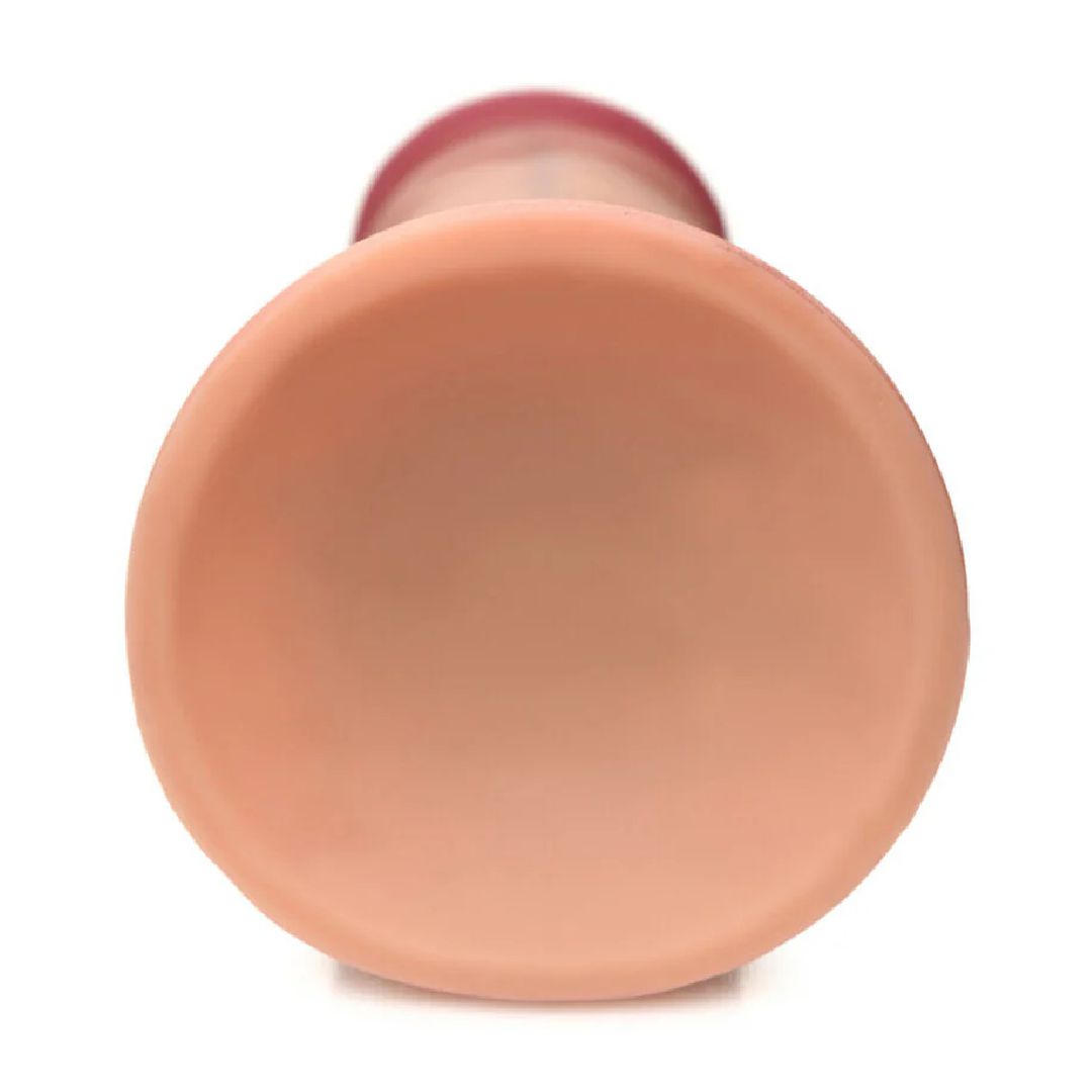 Jock Dual Density Silicone Beginner 6 Inch Dildo with Suction Cup - Vanilla