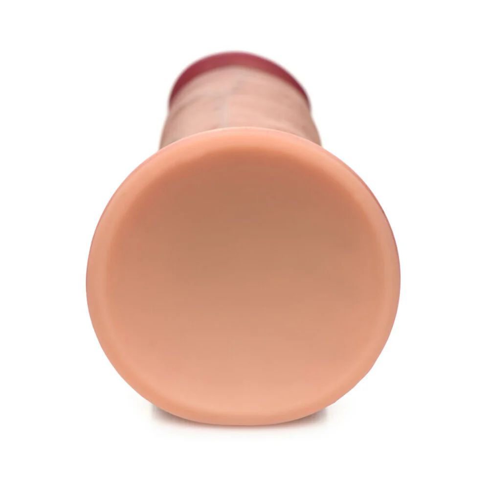 Jock Dual Density Silicone Thick 7 Inch Dildo with Suction Cup - Vanilla