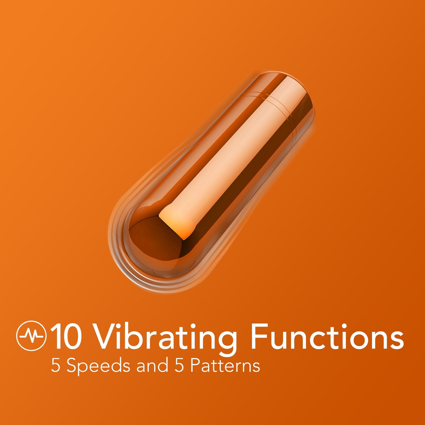 Kool Vibes Rechargeable Mini Bullet - Orange