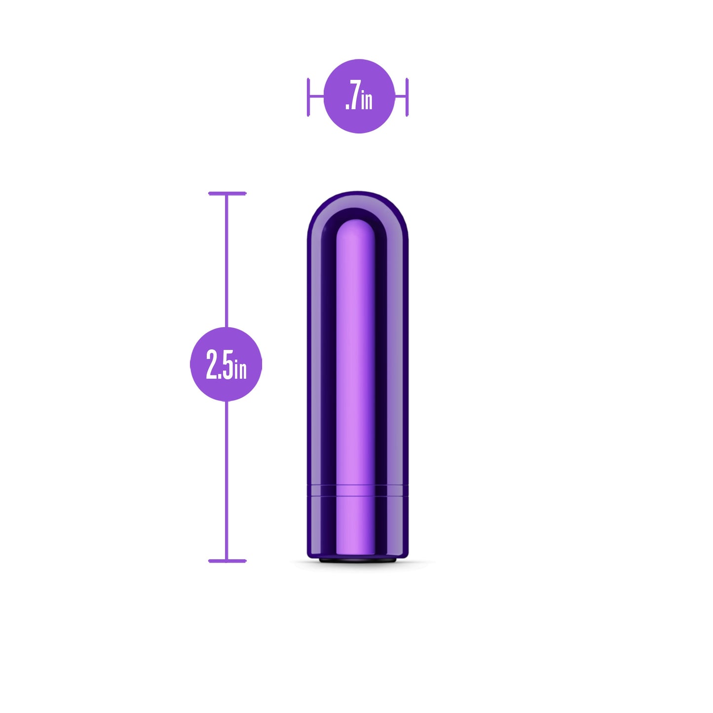 Kool Vibes Rechargeable Mini Bullet - Purple