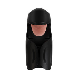 Lickety Split Rechargeable Vibrating Thumping Stroker Silicone