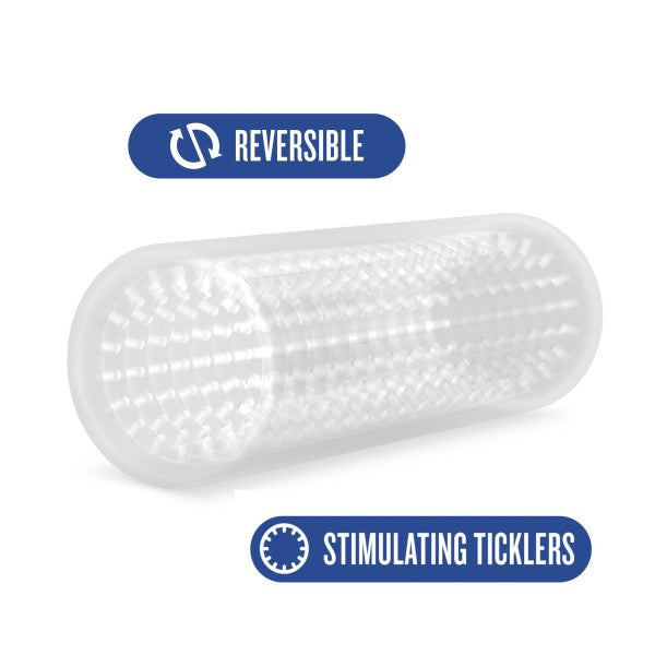M for Men Discreet Reversible Nubby Stroker (2 Sensations in 1)