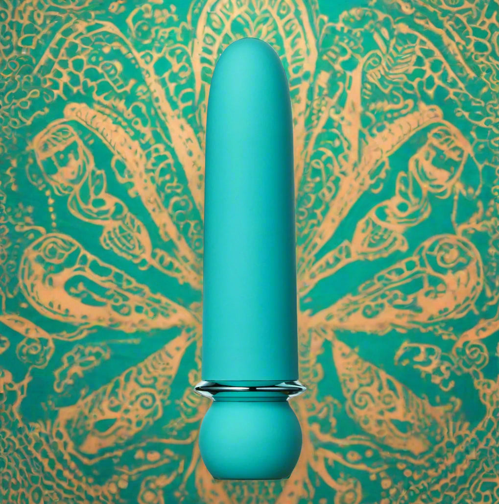Jaguar 10-Function Rechargeable Silicone Super-Charged Bullet