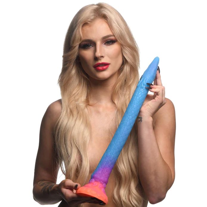 Makara Glow-In-The-Dark Silicone Snake Fantasy Dildo