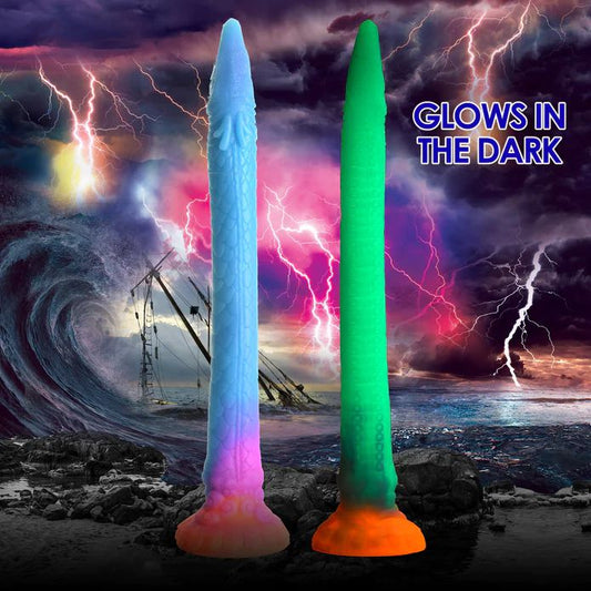 Makara Glow-In-The-Dark Silicone Snake Fantasy Dildo