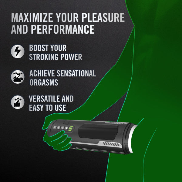 Master Blaster Vibrating, Stroking, Sucking, Warming, Automatic Stroker