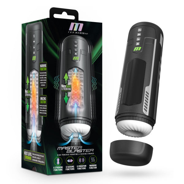 Master Blaster Vibrating, Stroking, Sucking, Warming, Automatic Stroker