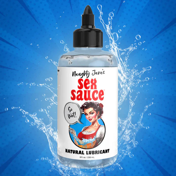 Naughty Jane's Sex Sauce Natural Water Based Lubricant 8oz