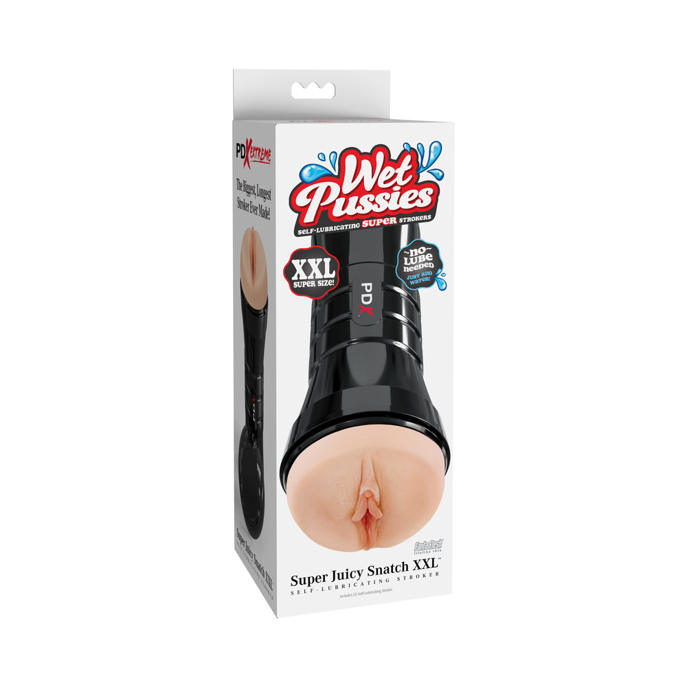 PDX Juicy Snatch XXL Self Lubricating Stroker for Large Penises - Vanilla