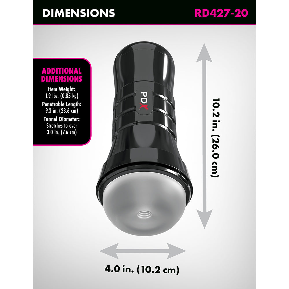 PDX XXL Self Lubricating Stroker for Large Penises