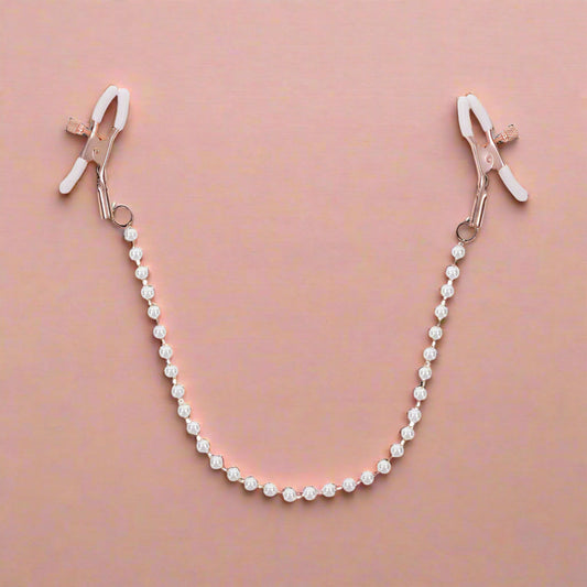 Peaches 'n Cream Pearl Nipple Clamps