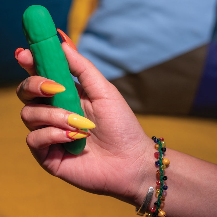 Pickle Emojibator Ultra Discreet First Time Bullet Vibrator