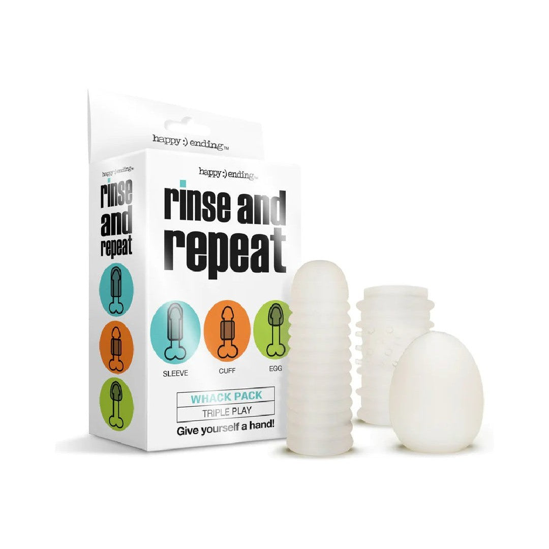 Rinse and Repeat Whack Pack Set of 3 Strokers
