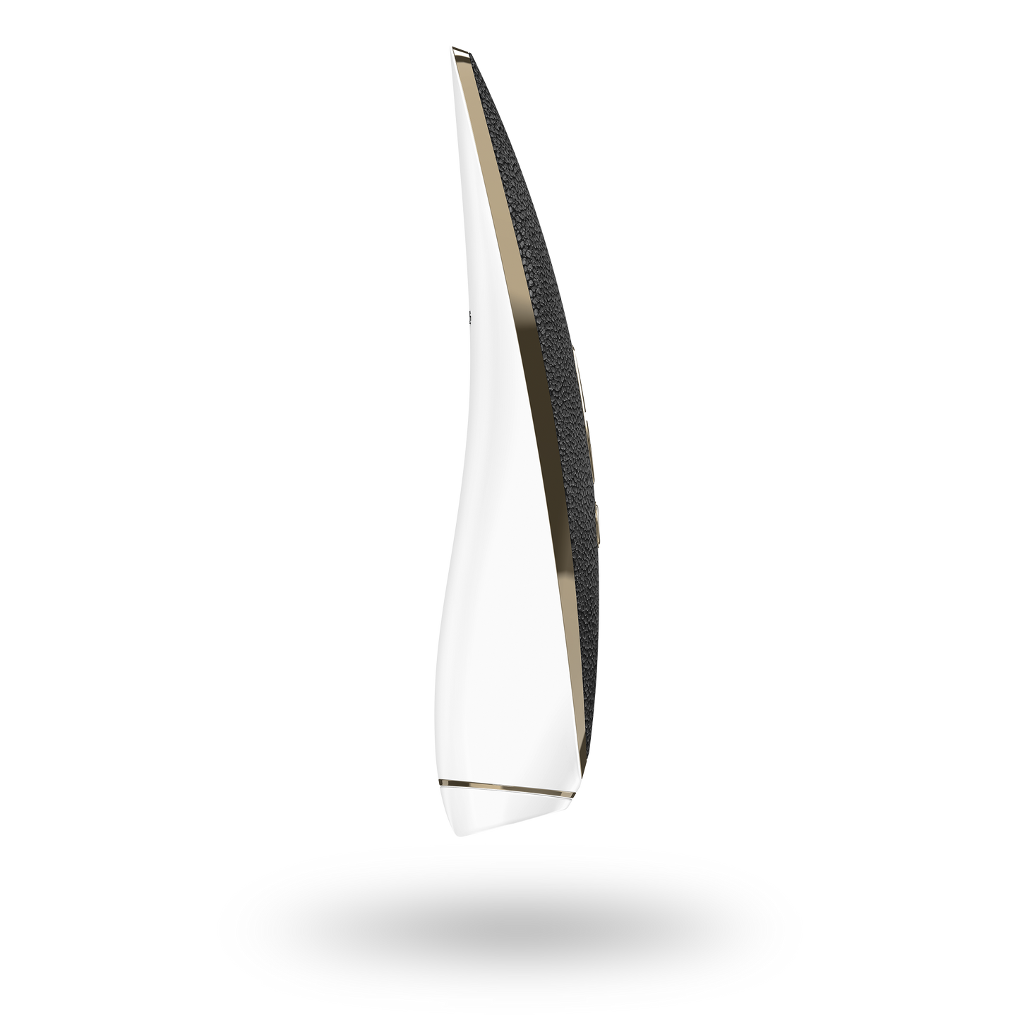 Satisfyer Luxury Air Pulsation + Vibration - Gold & Black Leather